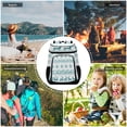 thumbnail image 7 of Backpack Cooler lunch bag 36 Can Capacity Insulated Bag for Camping, Beach, Hiking & Travel Cyan Christmas Pattern, 7 of 7