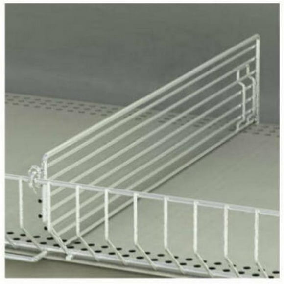Siffron 100639 3 x 16 in. Interlocking Chrome Wire Divider for 17 or 18 in. Lozier or Madix Shelves, Pack of 20