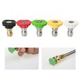 thumbnail image 3 of CAROOTU 5 Pcs Pressure Washer Spray Nozzle Tips Jet 1/4 Inch Quick Connect GPM Car Wash, 3 of 7