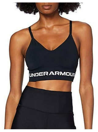 Under Armour Womens HeatGear Cutout T Back Low Impact Sports Bra 