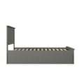 thumbnail image 5 of Leo & Lacey Modern Wood Full Platform Bed with 2 Storage Drawers in Gray, 5 of 10