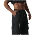 thumbnail image 7 of Awdenio Mens Pants Loose Fit Pants Joggers for Men with Pockets, Open Bottom Drawstring, 7 of 7