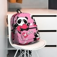 thumbnail image 6 of Goofa Panda Heart Valentine Pink Print Casual Backpack for Women Men,Waterproof High School Bookbag,Lightweight Travel Daypack,Classic College Backpack,Laptob Backpack, 6 of 6