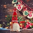 thumbnail image 1 of Poupée de Noël Assis Sans Visage Illuminé Posture Santa Poupée Décoration à la Maison, 1 of 3