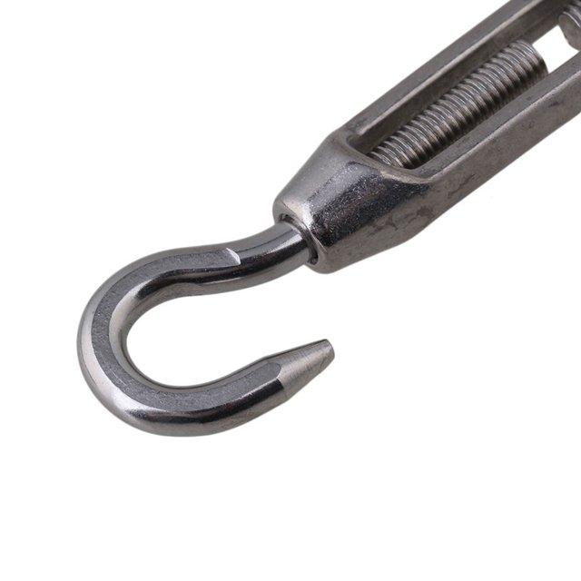 BQLZR 50PCS 304 Stainless Steel OC Type Tension Anchors Turnbuckle Rigging M4