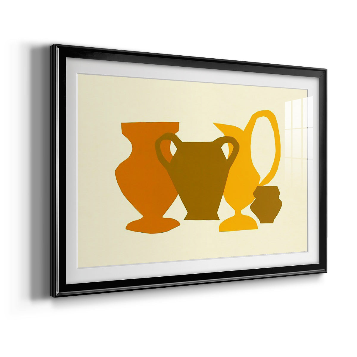 Posing Pottery II Premium Framed Print - Ready to Hang