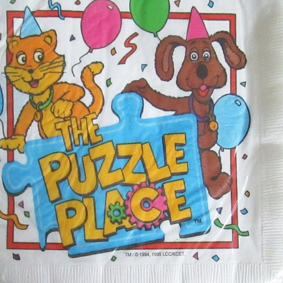 Puzzle Place Vintage 1994 Lunch Napkins (16ct)