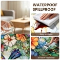 thumbnail image 3 of ARTSLION Elastic Tablecloth For Oval Tables, Waterproof Tablecover For Up To 42X68in Oval Table Cover, Dining Tablecover For Indoor And Outdoor, Holiday, Hummingbird, 3 of 6