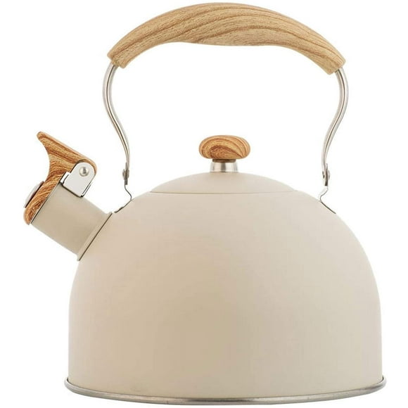 Whistling Kettle, 2.5L Whistling Kettle, Induction Gas Kettle Stainless Steel Kettle