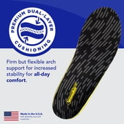PowerStep Pinnacle Work Full Length Orthotic Shoe Insoles with Neutral Arch Support for Standing All Day