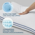Pillows King Size Set of 2 Fluffy King Pillows 2 Pack, Bed Pillows