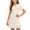 Beige-C, variant on Summer Printed Cotton Short Sleeve Nightgown Doll Collar Soft Breathable Pullover Sleep Dress for Home Comfort and Relaxation, for 3-15Y