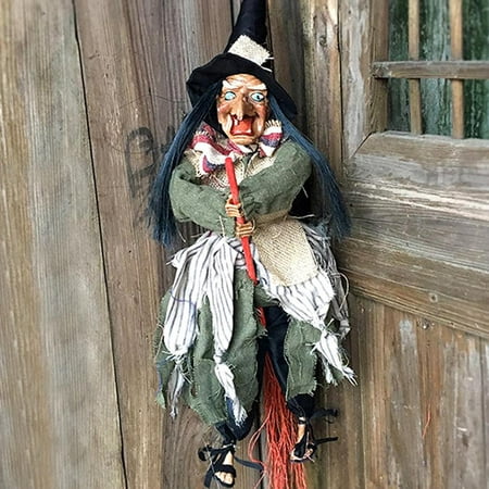 Halloween Electric Witch Hanging Bar Ktv Hanging Ghost Horror Toy Voice ...