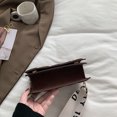 thumbnail image 3 of Bolsa de embrague de terciopelo cuadrado pequeño con solapa informal Suave acolchado elegante para ir de compras Tmvgtek Para Estrenar, 3 of 9
