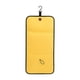 thumbnail image 3 of Joyería Bolsa colgante Bolsa de almacenamiento de anillo para mujeres Pantallas de arete colgantes Organizador de joyas de joya montada en la pared amarillo, 3 of 8