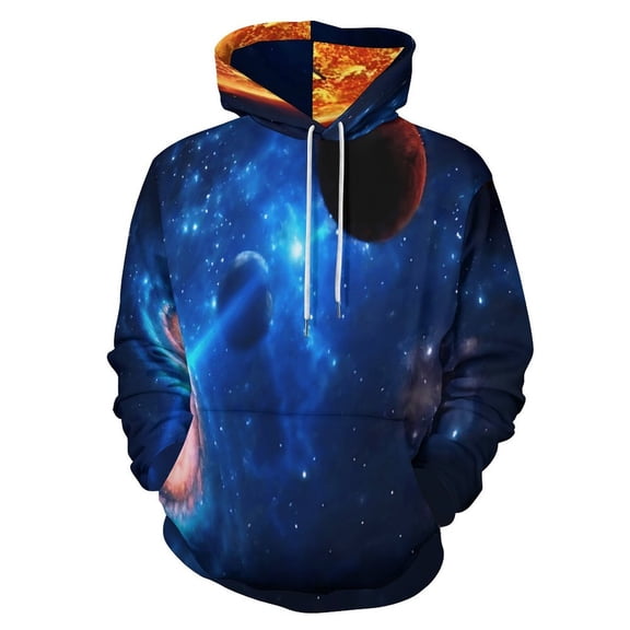 3D Fantasy Starry Sky Galaxy 3D Print Hoodie Men Women Autumn Thin Pullover Sweatshirt Vintage Streetwear Tops