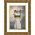thumbnail image 1 of Bowen, Baden 17x24 Gold Ornate Wood Framed with Double Matting Museum Art Print Titled - Set them free, 1 of 4