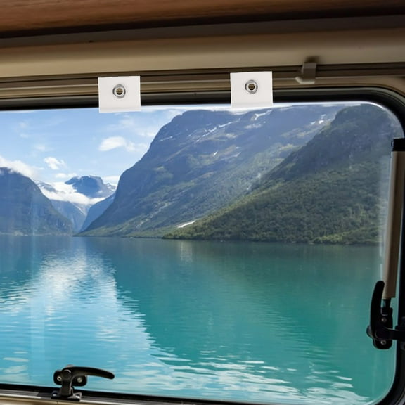 FRCOLOR 12pcs RV Awning Clamp and Rail Fittings for Awning Installation Tools Piping and Accessories for Caravans and RVs