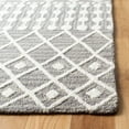 thumbnail image 4 of SAFAVIEH Blossom Aspen Geometric Wool Runner Rug, Grey/Ivory, 2'3" x 7', 4 of 8