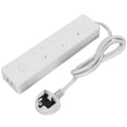 thumbnail image 4 of Regleta inteligente con Wifi, enchufe inteligente con 3 salidas de CA y 2 puertos de carga USB para el hogar, escuela, oficina, enchufe del Reino Unido, CA de 100-240V, 4 of 5