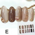 thumbnail image 1 of 14 Tips/sheet Nail Stickers Fashion Nail Wraps Self Nail Manicure Strips Manicure Decal Z4I8, 1 of 6