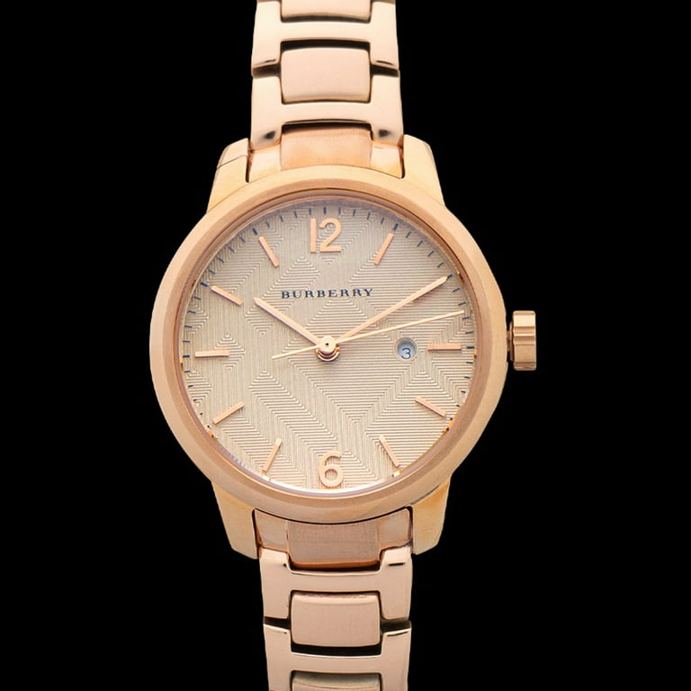 Burberry Classic Rose-Gold Stainless Steel Ladies Watch 32mm