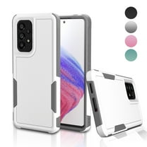 AggXpf for Samsung Galaxy A53 5G Case, Dual Layer Protective Heavy Duty Cell Phone Cover, Galaxy A53 5G Protective Cover, Shockproof Rugged Phone Case, Gray