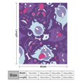 thumbnail image 2 of Anime Pokemon Blankets Gengar Throw Blanket 30"*40"（76*100cm） Gengar Merch for Kids, 2 of 8