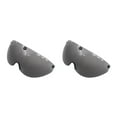 thumbnail image 1 of Transemion for Visor Peak 5-Snap Open Face Spare Parts Replaces Grey Type B 2Set, 1 of 6