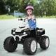thumbnail image 2 of Costway Cuatriciclo Eléctrico ATV para Niños Coche Montable de Batería Marcha Adelante Atrás Velocidad Alta Baja con Música Luces LED Blanco, 2 of 3