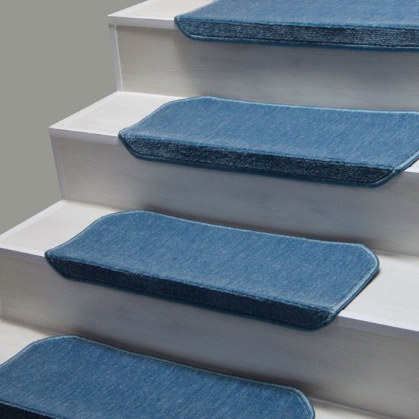 Slip Blue Stair Treads Pads Carpet Rug Padding