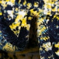 thumbnail image 4 of Unique Loom Sofia Collection Area Rug - Salle Garnier (8' x 10' Rectangle Navy Blue/Yellow), 4 of 7