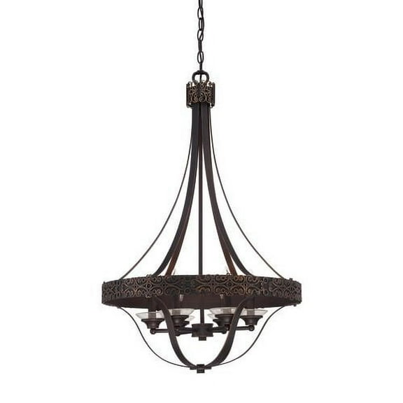 Jeremiah Lighting 36336 Amsden 6 Light Foyer Indoor Pendant - 22 Inches Wide