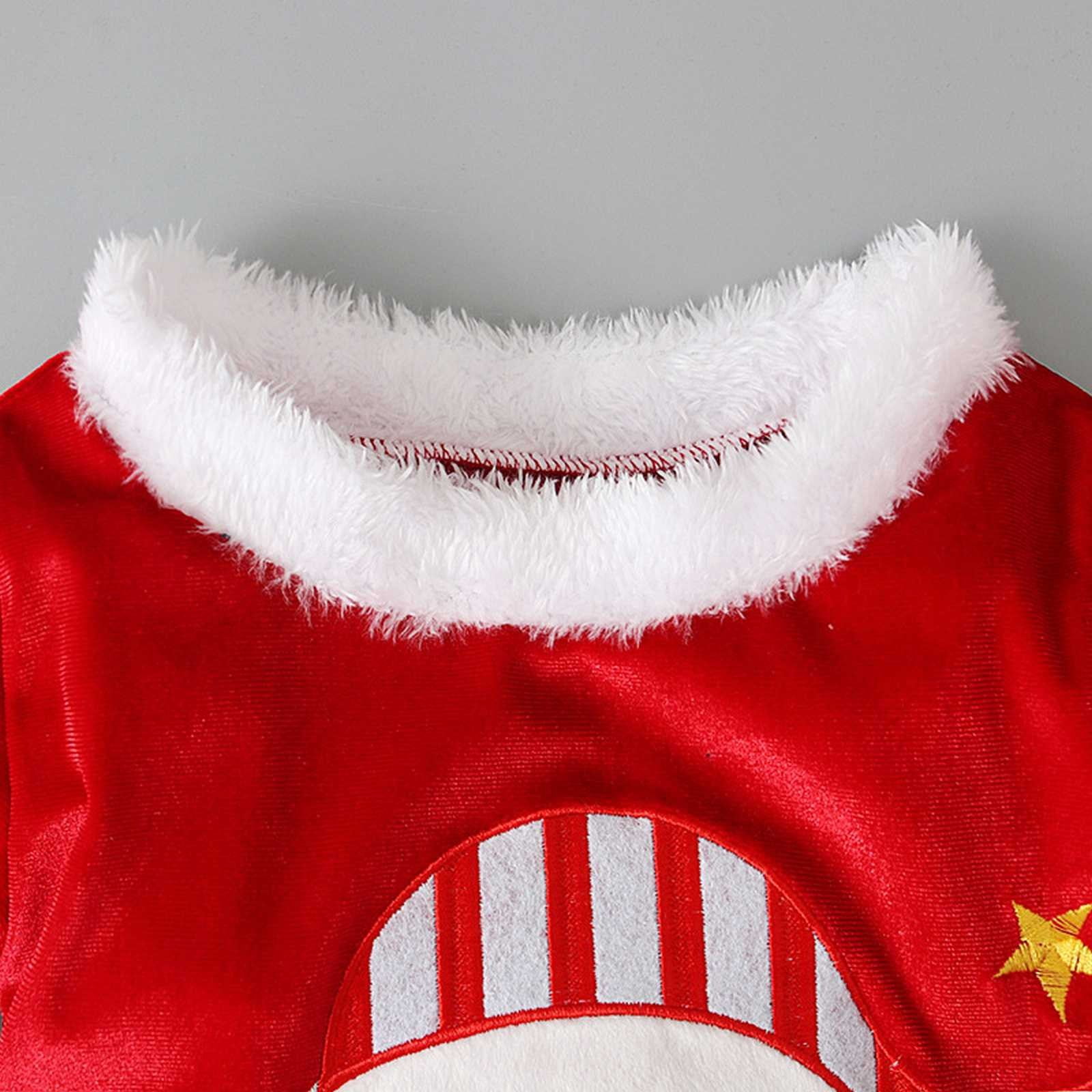 Otqutp Toddler Baby Kids Girls Fall Winter Clothes Christmas Patchwork O Neck Pullover Tops Pants Hat 3PCs Set Toddler Christmas Outfits(Z#Watermelon Red-1,2-3 Years)