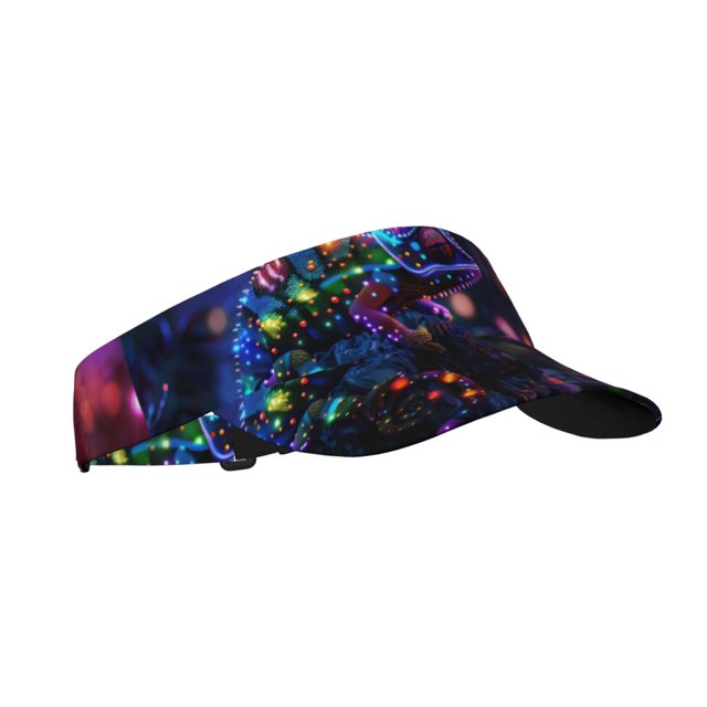 Balery Glowing Chameleon Fantasy Art Gorra deportiva con visera ajustable para mujer y hombre (talla única)