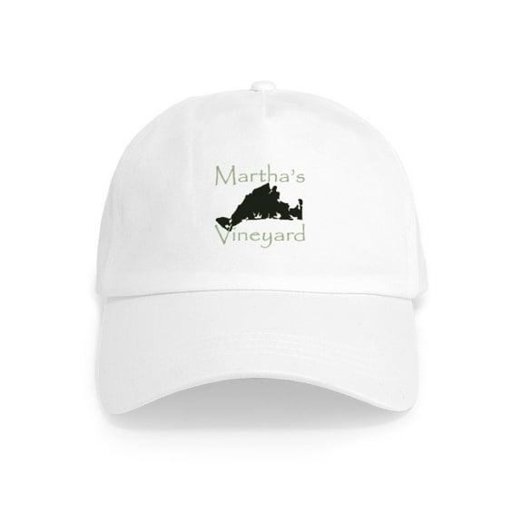 CafePress - Martha's Vineyard Cap - Adjustable 100% Brushed Unisex Casual Cotton Baseball Cap, Beige, 1