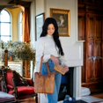thumbnail image 5 of American West Women's Handbag Genuine Leather Tote Hand Tooled Stylish Every Day Purse, 5 of 7