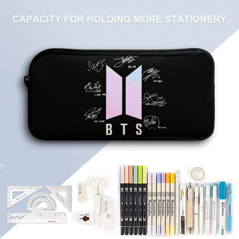 Kpop BTS 3 Piece Backpack Set with Lunch Bag Pencil Case, High