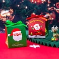 thumbnail image 5 of 10pcs Paper Packing Gift Boxes Bag Xmas Presents Favor Boxes Candy Box Ribbon Christmas Party Favors Packaging, 5 of 14