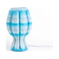 thumbnail image 4 of JONATHAN Y Flower 13" Tropical Coastal Plant-Based PLA 3D Printed Dimmable LED Table Lamp, Blue/White, USA1005A, 4 of 9