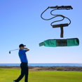 thumbnail image 1 of Ayuda de entrenamiento de golf portátil para mejorar el entrenamiento corrector de postura de rotación del antebrazo Negro Cola Bandas de resistencia de golf, 1 of 8