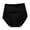 Black, variant on Cotton High Rise Underwear Women High Waist Full Coverage Soft Ladies Briefs Panties Breathable Stretch Cotton 5 Pack for Daily Comfort Tummy Support,Blackish Green,L