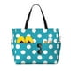 thumbnail image 1 of Easygdp Sky Blue And White Polka Dot Bolsa de Viaje de Playa de Gran Capacidad, Bolsa Tote Perfecta para la Playa, Escapadas de Fin de Semana y Viajes, 1 of 7