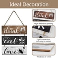thumbnail image 3 of 1 pieza de decoración de cocina de madera, emblema artístico del campo., 3 of 5