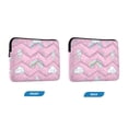 thumbnail image 7 of FORMRS 15"-15.6" Laptop Sleeve Protective Case Soft Carrying Quilted Computer Bag Cover, Ice Cream Rainbow Pattern, 7 of 7