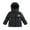 Black, variant on Utlike Boys Down Jacket Stylish Thickened Outerwear For Warm Down Coat For Winter Regular Fit Top Size 3 Years-4 Years