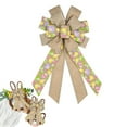 thumbnail image 5 of Easter Day Bunny Bow Home Office Decoration Large Size Multi-layered Fabric Wreath Holiday Tree Topper Bow for Front Door Birthdays Carnivals Party Supplies, 5 of 8