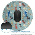 thumbnail image 4 of Disketp Animal Dog Small Mouse Pad 7.9x7.9 Inches,Washable Round Mousepad for Office Laptop Computer,Non-Slip Rubber Base Mouse Pads for Wireless Mouse, 4 of 8