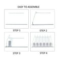 thumbnail image 6 of 6 Rows Drink Organizer for Fridge-White Automatic Pusher Glide,12oz 16oz 20oz-Soda Dispenser for Fridge, 6 of 6