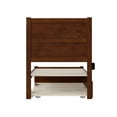 thumbnail image 5 of AFI NoHo Wood Twin Bed with Footboard and Twin Trundle in Walnut, 5 of 6